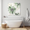 thumbnail image 3 of Green Sunflower Wall Art Painting on Canvas, Spring Summer Botanical Flowers Canvas Art Home Prints Wall Art Framed Modern Artwork for Living Room Bedroom Wall Decor 20x20in, 3 of 9