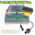 thumbnail image 3 of Unique Bargains Car Camera Rear View Backup Reverse Camera No.A0009054202/A2129052702, 3 of 7