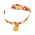 thumbnail image 1 of Collar Para Mascotas Con Frutas, Collar Con Lazo De Color Liso, Collar Para Gatos, Collar Con Cascabel Para Tu Gatito O Perrito, 1 of 5