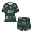 thumbnail image 4 of Lsque Big Machine Women's Short-Sleeved Pajama Set - 2 Piece Soft and Lightweight Sleepwear Set-4X-Large, 4 of 9
