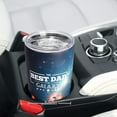 thumbnail image 3 of Gifts for Dad, Best Dad In The Galaxy Insulated Tumbler 20 oz, Dad Christmas Gifts Birthday Gifts Father''s Day Gifts for Men Dad from Daughter Son, Husband Gifts from Wife, Black, 3 of 6