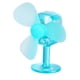 thumbnail image 5 of Lindo ventilador pequeño luminoso con 2 pegatinas que se ilumina para motocross. Azul claro, 5 of 8