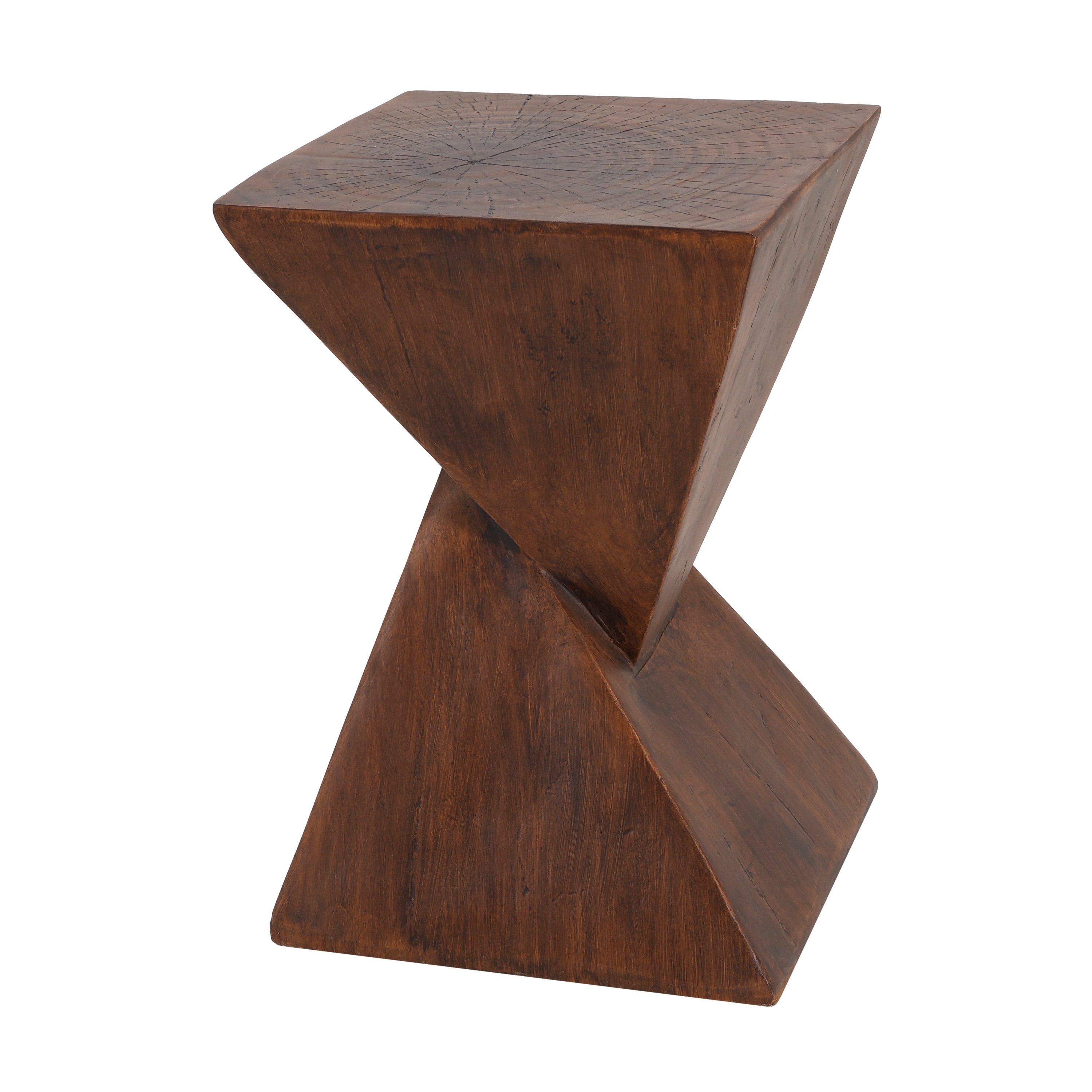 Side Table, End Table for Living Room Bedroom Office Patio, Dark Brown