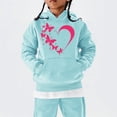 thumbnail image 2 of YunPes Girls Boys Hoodie Long Sleeve Pullover Plain Casual Elegant Tops Loose Long Sleeve T Shirt Winter Soft Hoodies for Teen Girls, 2 of 5