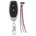 thumbnail image 2 of Receptor De Código De Aprendizaje, Control Remoto De Código De Aprendizaje De 2 Teclas De Enclavamiento Para Portón Eléctrico Para Control Industrial, 2 of 7