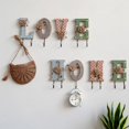 thumbnail image 2 of Wall Hooks Set Letter Decorative Novelty Wood Alphabet Hooks Wall Hanger Decor, 2 of 9
