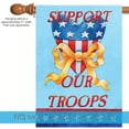 thumbnail image 5 of Toland Home Garden Support Our Troops Service Patriotic Flag Double Sided 28x40 Inch, 5 of 5