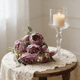 thumbnail image 4 of Artificial Silk Peony Flowers Bouquet | 5-Head Fake Flowers for Wedding Decor, Bridal Centerpieces & Home Vase Arrangements, 4 of 7