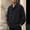 c01Black, variant on USNSM (M-5XL) Plus Size Men Solid Color Fashionable Casual Loose Buttoned Long Sleeve Turndown Collar Blouse Shirts Blue M