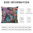 thumbnail image 5 of ONETECH Square Throw Pillow Covers Cartoon Funny Colorful Octopus Tentacle Pattern Pillow Cases Decorative for Home Bedroom Sofa Pillowcases, 5 of 5