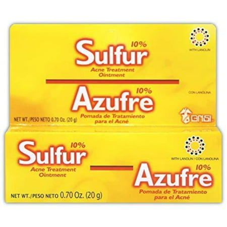 Sulfur Acne Treatment Ointment | Sulfur Ointment for Severe Acne Treatment, Helps to Clear Up Pimples and Blemishes; 0.70 Ounces, Sulfur Grisi Acne.., By (Best Treatment For Severe Chafing)