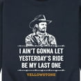 thumbnail image 3 of Yellowstone - Kayce Yesterdays Ride - Men's Crew Neck Fleece Pullover, 3 of 6