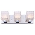 thumbnail image 2 of Woodbridge Lighting Claudia 3-light Mercury Crystal Glass Bath in Chrome, 2 of 4