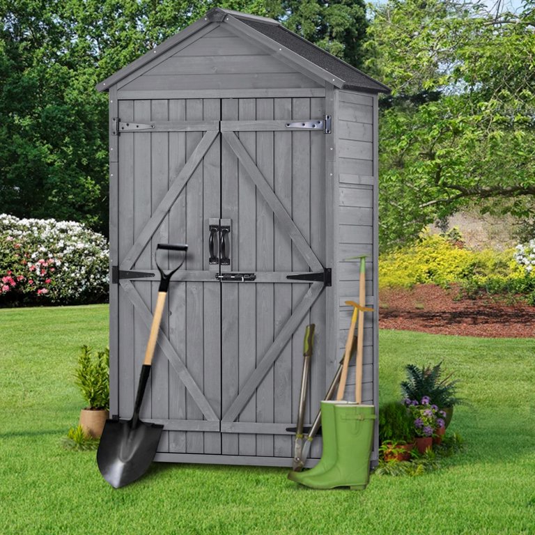 6' x 4' Outdoor Metal Storage Shed, Outdoor Storage Clearance Lockable Door, Tool Shed iYofe