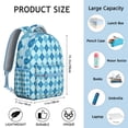 thumbnail image 6 of Organized Geometric Shapes Texture Backpack - Never Lose a Pen Again, Designed with Students and Professionals in Mind, Practical and Stylish Gift, 6 of 6