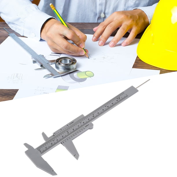 Báscula de doble regla, 150 mm, báscula de doble regla de plástico de alta precisión, báscula de doble regla de plástico fiel a su promesa