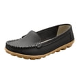 thumbnail image 2 of Women Casual Slip On Flats Loafers, Soft Cushioned Sole Comfort Footwear For Walking Shopping Office Daily Outfits Black 8, 2 of 6
