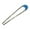 Crescent Blue, variant on Riousery Vintage U-shaped Alloy Hairpin for Traditional and Elegant Hairstyles, Ancient Style Chinese Fashionable Hair Accessory, Crescent White, 4.5 inches / 11.4 cm