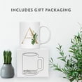 thumbnail image 4 of Koyal Wholesale Ceramic Coffee Mug, Exotic Tropical Monogram, Letter A, 4 of 5