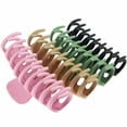 thumbnail image 2 of Pinzas para el pelo ShenMo Big Hair Claw liwang 4,33 pulgadas café 5 piezas, 2 of 5