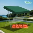 YardGrow 65''x45'' Patio Swing Canopy Replacement Cover Swing