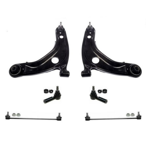 Fits Scion XD 2008-2014 Front Lower Control Arms W/ Ball Joint Links Tie Rods