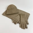 thumbnail image 3 of Winter Gloves for Women, Unisex 3 Pcs Winter Warm/Ski Set Knitted Beanie Hat Gloves Scarf, 3 of 3
