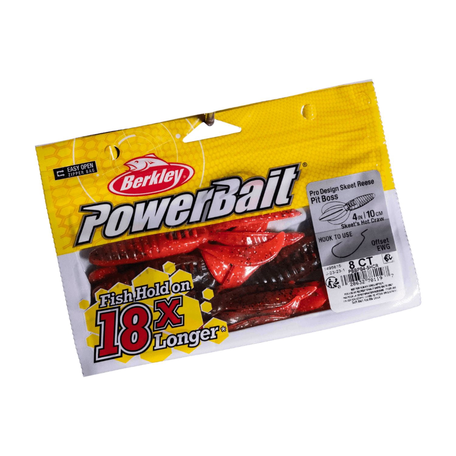 (2 pack) Berkley Power Bait Pit Boss Fishing Soft Bait