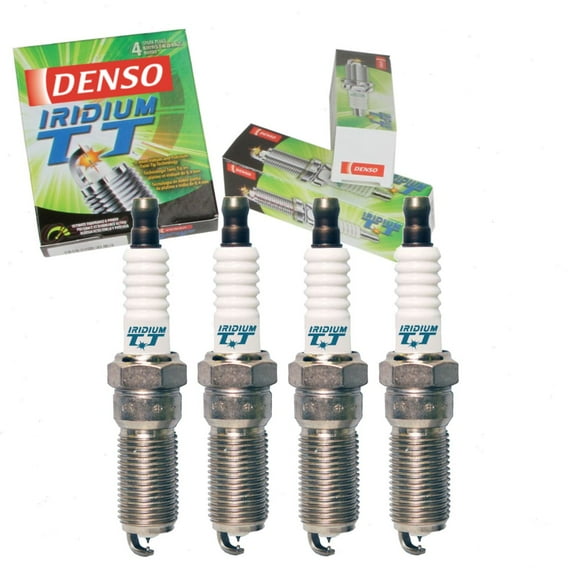 4 pc DENSO Iridium TT Spark Plugs compatible with Chevrolet Malibu Limited 2.5L L4 2016