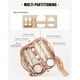 thumbnail image 2 of Bolsa de maquillaje EACHY Travel de gran capacidad, impermeable, rosa, 2 of 9