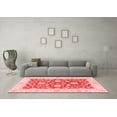 thumbnail image 3 of Ahgly Company Machine Washable Indoor Rectangle Oriental Red Traditional Area Rugs, 5' x 8', 3 of 4