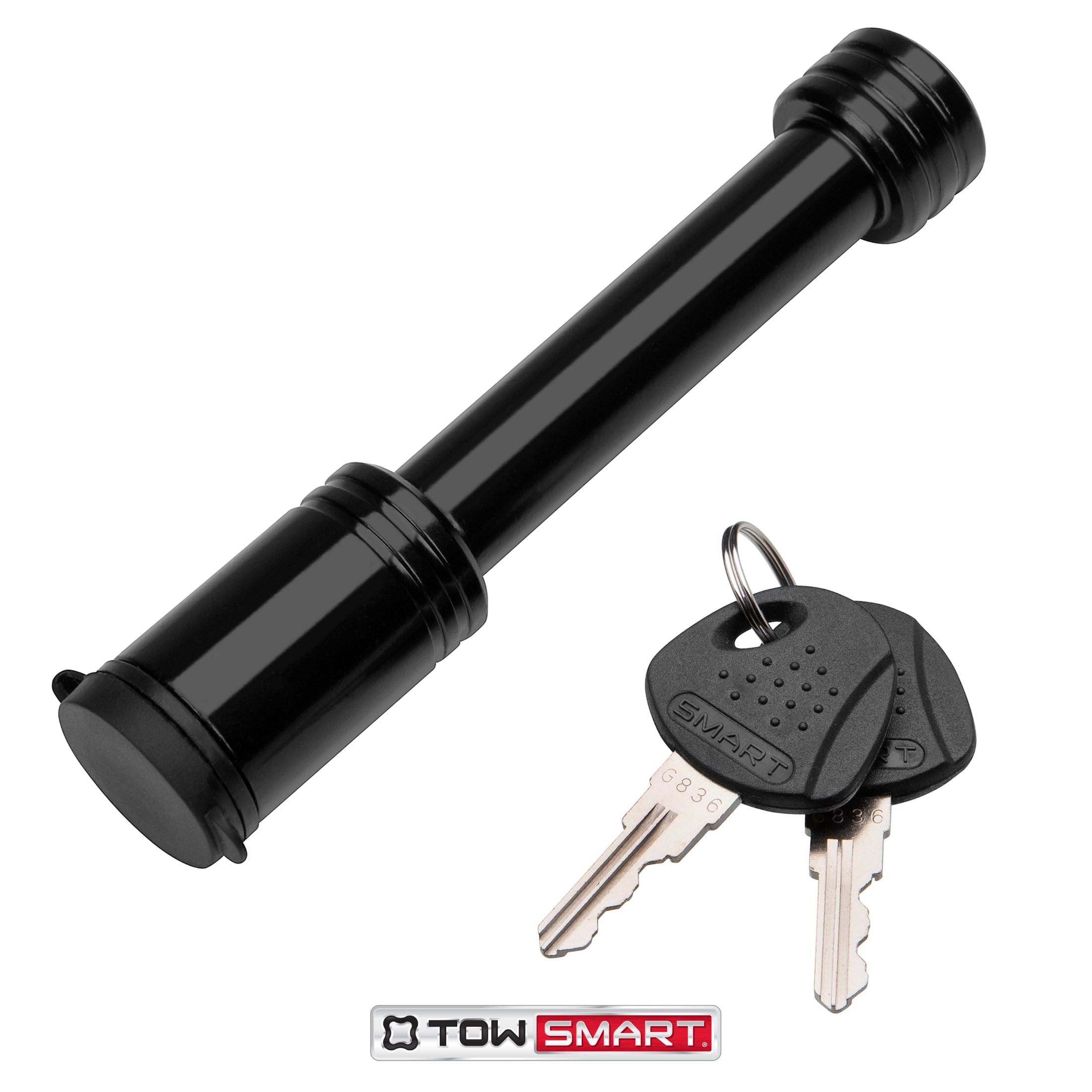 TowSmart 5/8 in. Barrel Style Receiver Lock, Black Powder Coat, 7278