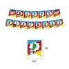Ryans World Theme Birthday Party Supplies, Ryans World Theme Party Decorations Set include Latex Balloons, Happy Birthday Banner, Cake Topper for Ryans World Fans Birthday Party Decorations