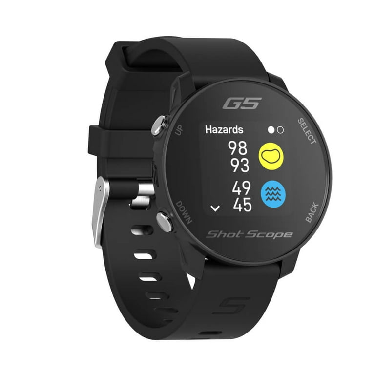 Shot Scope Golf G5 Watch Black GPS Range Finders New Walmart