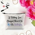 thumbnail image 3 of Butterfly Makeup Bag Butterfly Inspirational Gifts If Nothing Ever Changed There' d be No Butterflies Cosmetic Bags Best Friend Encouragement Gifts, 3 of 7