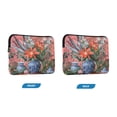thumbnail image 7 of FORMRS 13-13.3 inch Laptop Sleeve Case Soft Carrying Quilted Computer Bag Cover, Orange Vibrant Flowers, 7 of 7