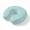 Mint, Aqua, Pastel, variant on Neck Pillow Ergonomic Memory Foam U Shaped Pillows,Boho Mint Green Paisley Floral Soft Portable Neck Head Support Cushion Pillow for Travel Airplane Car Office Use,Abstract Wild Flower