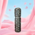 thumbnail image 3 of FSTDelivery Portable 10ml Perfume Spray Bottle Sample Vials, Shiny Rhinestone Cosmetic Bottle Mini Perfume Spray Dispensers, Vials Refillable Sprayer Makeup Tool for Travel Carrying, Black, 3 of 5