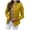 Yellow, variant on Homenesgenics Womens Coats and Jackets Plus Size Solid Color Long-Sleeved Slim-Breasted Small Suit Short Coat Top