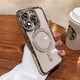thumbnail image 1 of Suitable For iPhone 15 Pro Magnetic Rhinestone Phone Case, 1 of 1