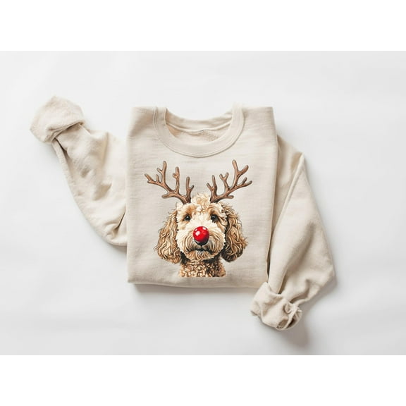 Velto Dog Happy Holiday Sweater, Goldendoodle Happy Holiday Shirt, Golden Doodle Gifts, Happy Holiday Holiday Shirt, Dog Lover Gift, Xmas Dog Sweater, Dog Tee All Size S-3XL