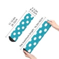 thumbnail image 4 of Naloa Sky Blue And White Polka Dot Ankle Socks for Women Non Slip Socks No Show Socks Classic Low Cut Casual Socks Casual Socks, 4 of 7