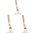 thumbnail image 4 of YIEMEEN All-matching Width Metal Purse Chain Strap Crossbody Shoulder Bag Replacement Straps Bag Flat Chain Straps for Women, 4 of 14