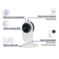 thumbnail image 4 of Cámara De Seguridad Interior Wifi 2mp Blanco B/w, 4 of 6
