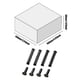 thumbnail image 4 of Likrtyny Tornillos Ventilador Chasis Fijación Tornillos Ventilador Chasis para Ventilador Con Caja PC (negro) 4 Uds., 4 of 7