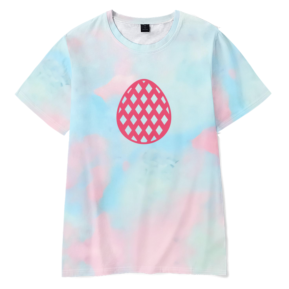 Easter Men's Women's Short sleeve shirts Easter rabbit Style Sporty