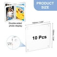 thumbnail image 2 of Uxcell 3.94 x 3.94 Inch Acrylic Fridge Magnetic Frame, 10Pcs Mini Picture Frames Double Sided Photo Frame for Fujifilm Refrigerator, Clear, 2 of 7