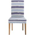 thumbnail image 2 of RYLABLUE Stripes Pattern Stretch Chair Cover Protector Seat Slipcover for Dining Room Hotel Wedding Party Set of 4, 2 of 5