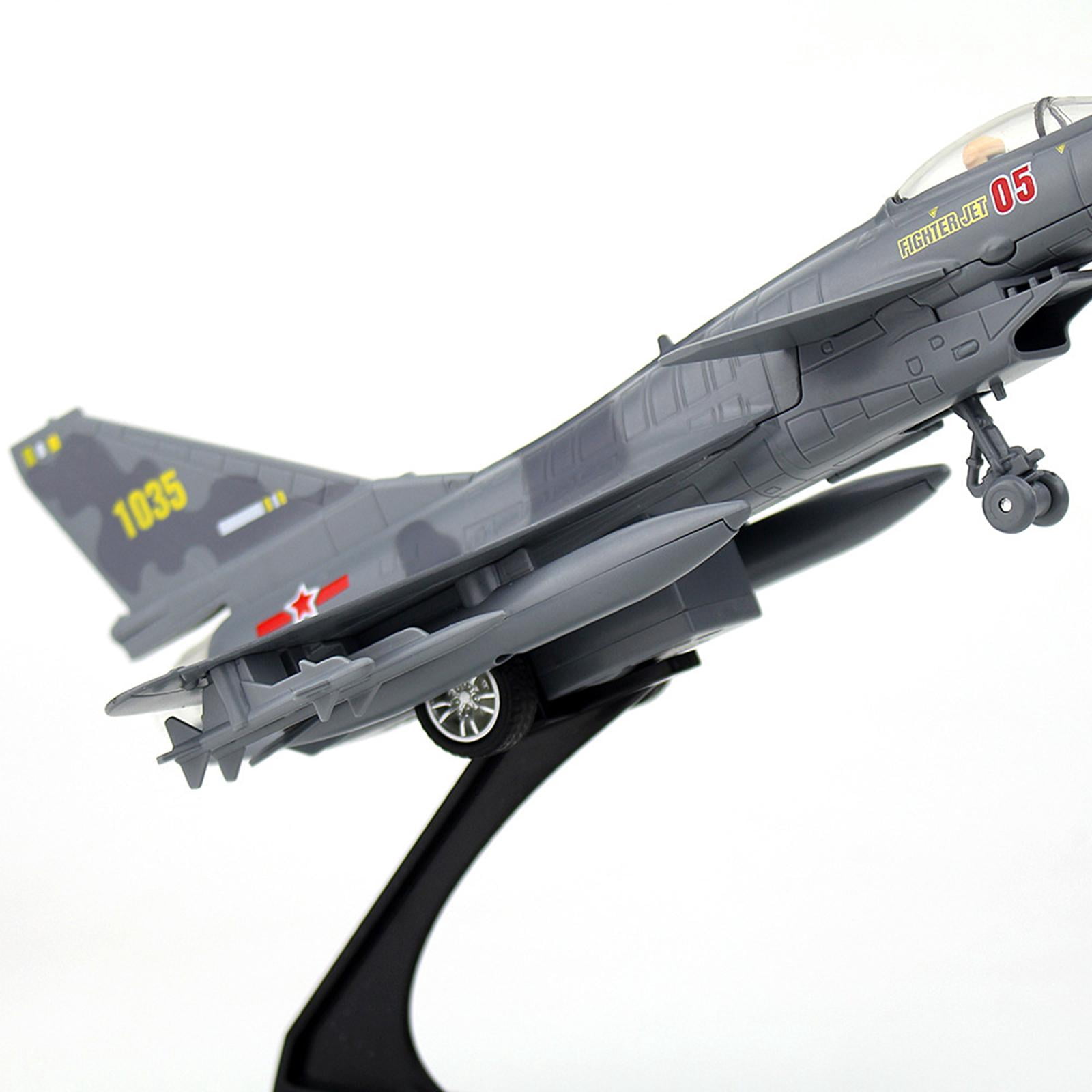LeeQinersw Fighter Aircraft, Airplane Model Attack Plane Decorative for Bedroom Decorations Gray