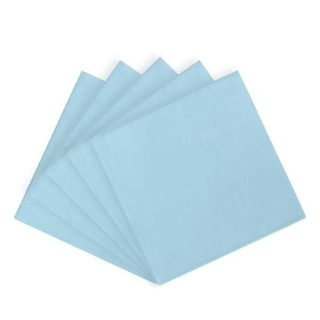

Light Blue Beverage Napkins - 50 Ct.